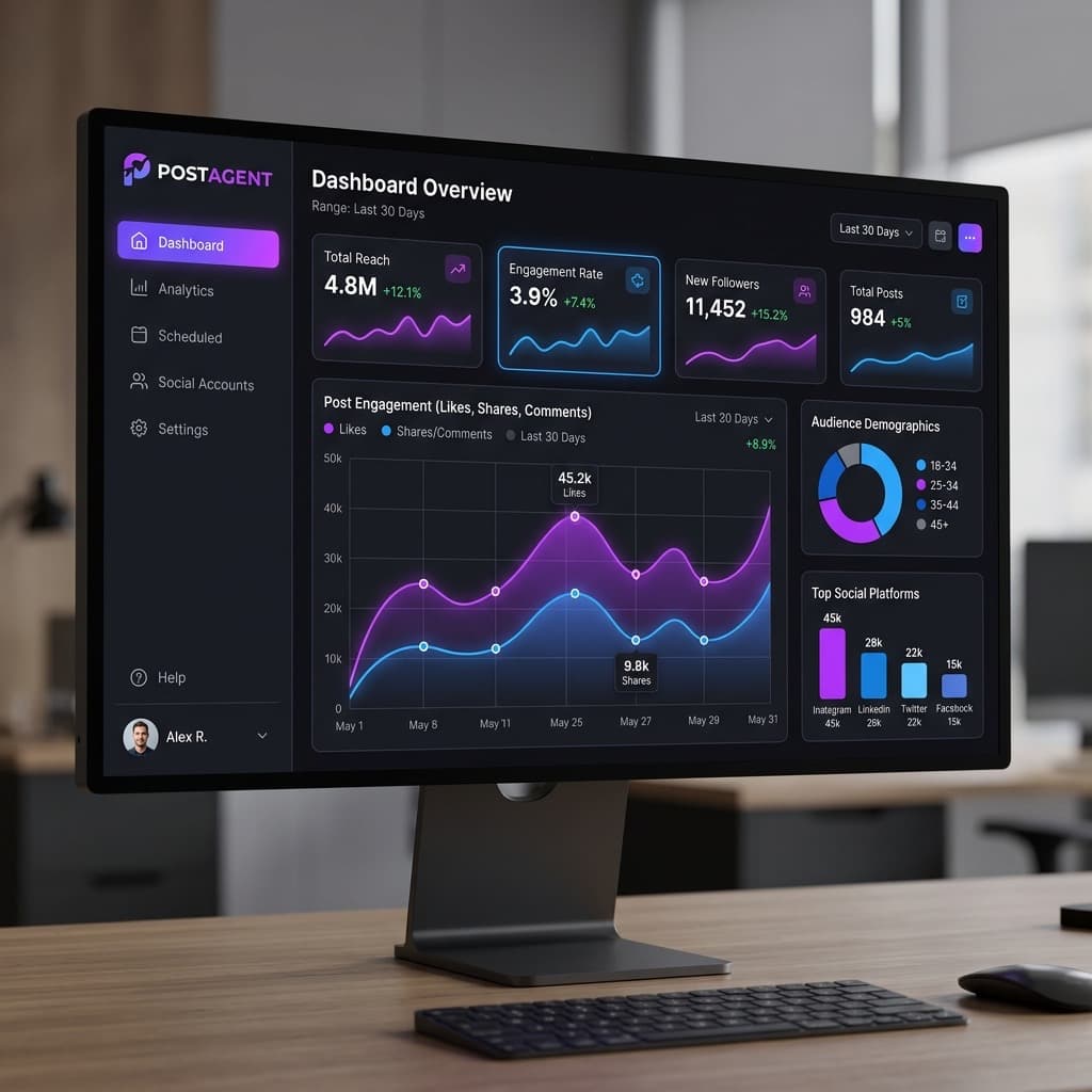 Espacio de trabajo con portátil para publicación digital